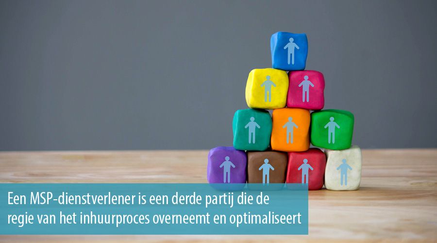 Een MSP-dienstverlener is een derde partij die de regie van het inhuurproces overneemt en optimaliseert