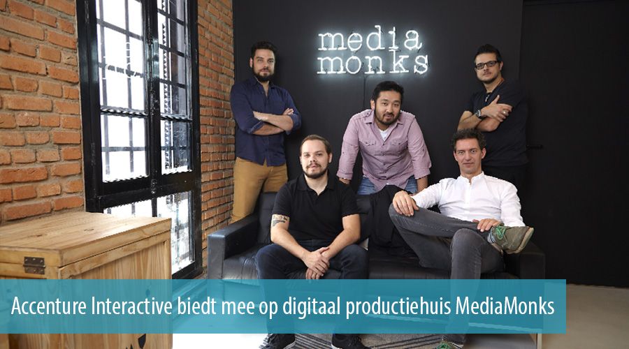 Accenture Interactive biedt mee op digitaal productiehuis MediaMonks