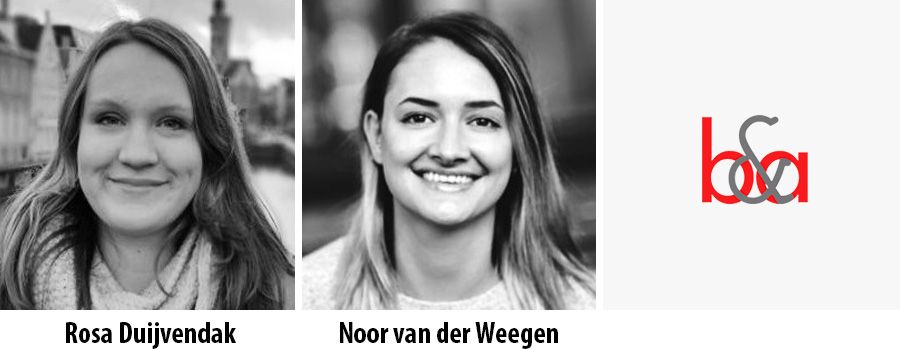 Rosa Duijvendak en Noor van der Weegen Rosa Duijvendak en Noor van der Weegen