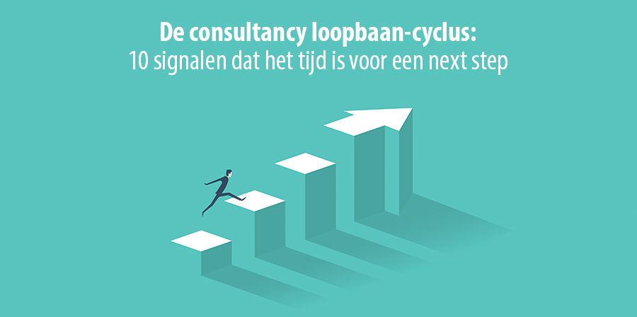 De consultancy loopbaan-cyclus: 10 signalen dat het tijd is voor een next step De consultancy loopbaan-cyclus: 10 signalen dat het tijd is voor een next step