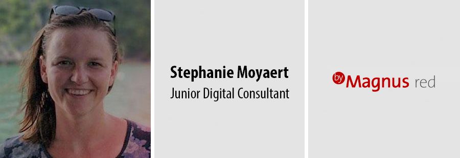 Stephanie Moyaert, Junior Digital Consultant bij Magnus Red