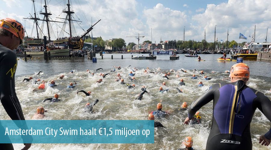 Amsterdam City Swim haalt €1,5 miljoen op
