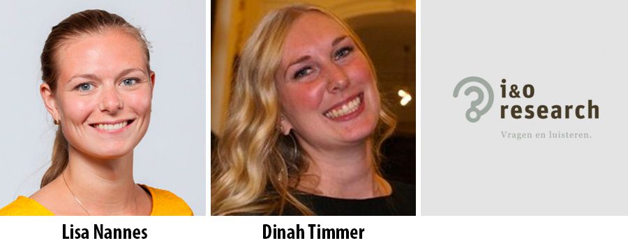 I&O Research trekt onderzoekers Lisa Nannes en Dinah Timmer aan