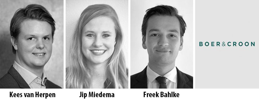 Drie nieuwe Young Executives gestart bij Boer & Croon