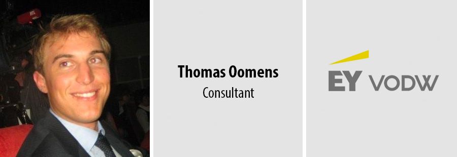 Thomas Oomens aan de slag als consultant bij EY VODW