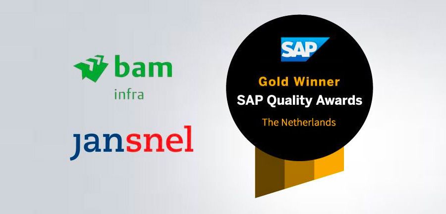 BAM Infra Nederland en Jan Snel Group winnen SAP Nederland Quality Award