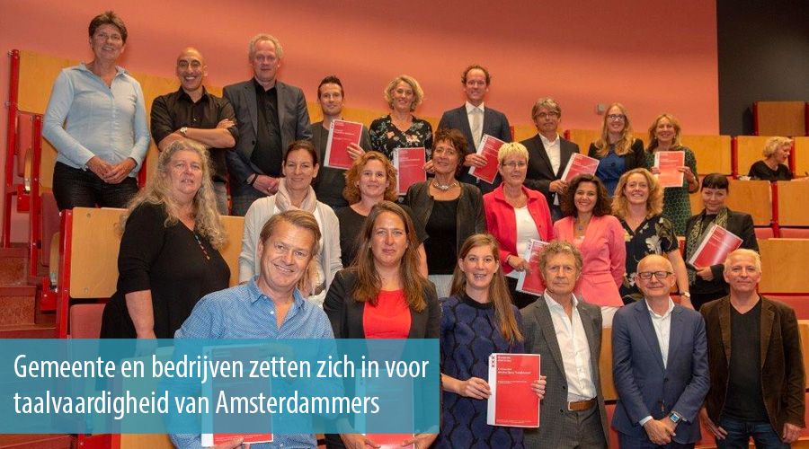 Gemeente en bedrijven zetten zich in voor taalvaardigheid van Amsterdammers
