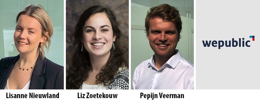 Lisanne Nieuwland, Liz Zoetekouw en Pepijn Veerman naar Wepublic