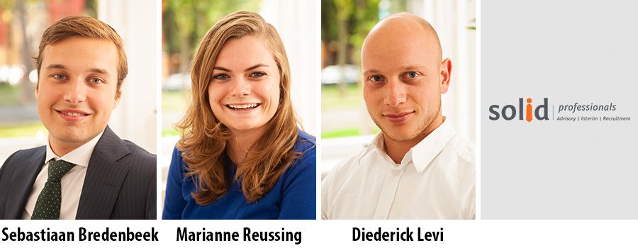 Solid Professionals trekt drie jonge consultants aan