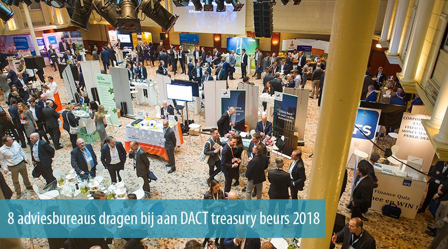 8 adviesbureaus dragen bij aan DACT treasury beurs 2018
