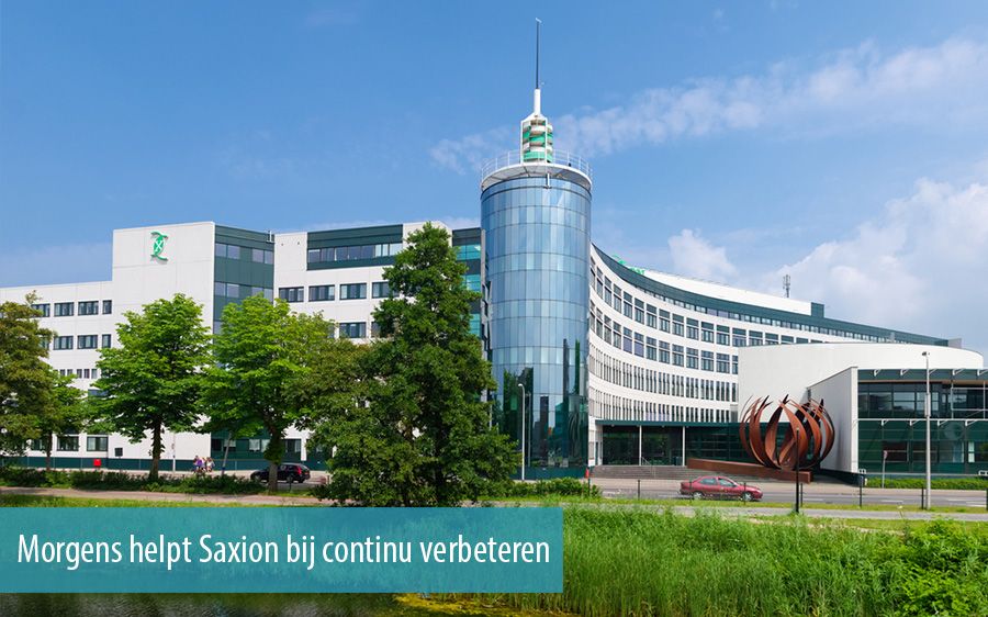 Morgens helpt Saxion bij continu verbeteren