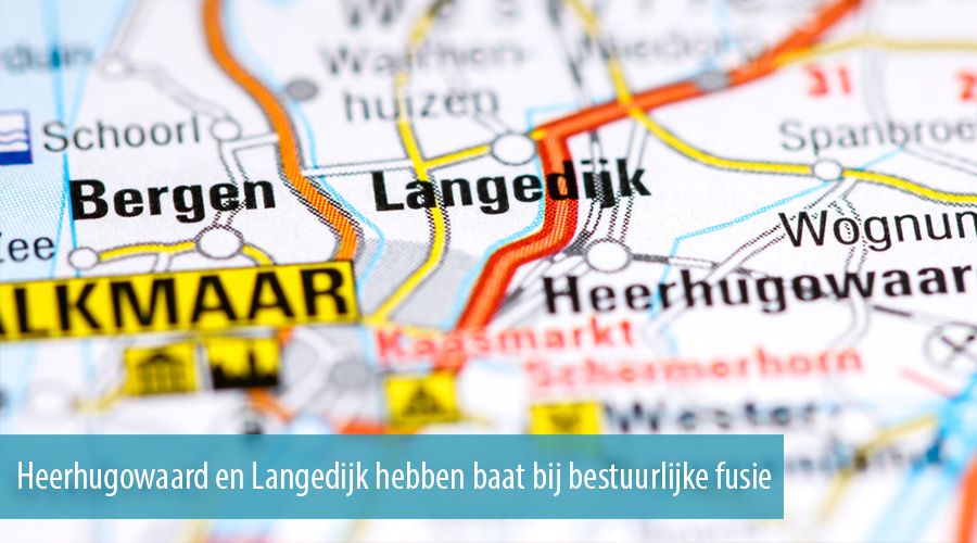 Heerhugowaard en Langedijk hebben baat bij bestuurlijke fusie