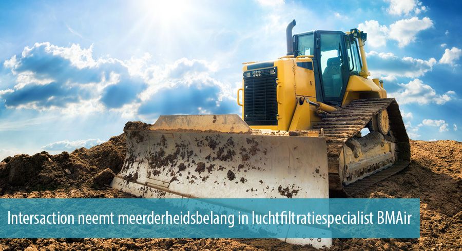 Intersaction neemt meerderheidsbelang in luchtfiltratiespecialist BMAir