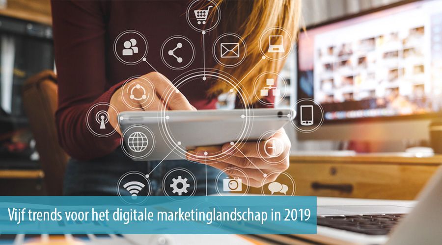 Vijf trends voor het digitale marketing landschap in 2019