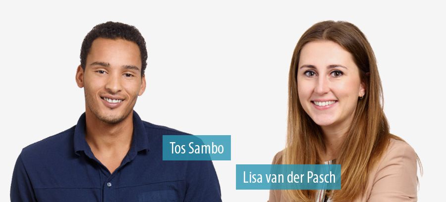 Tos Sambo en Lisa van der Pasch over hun start bij Quantics