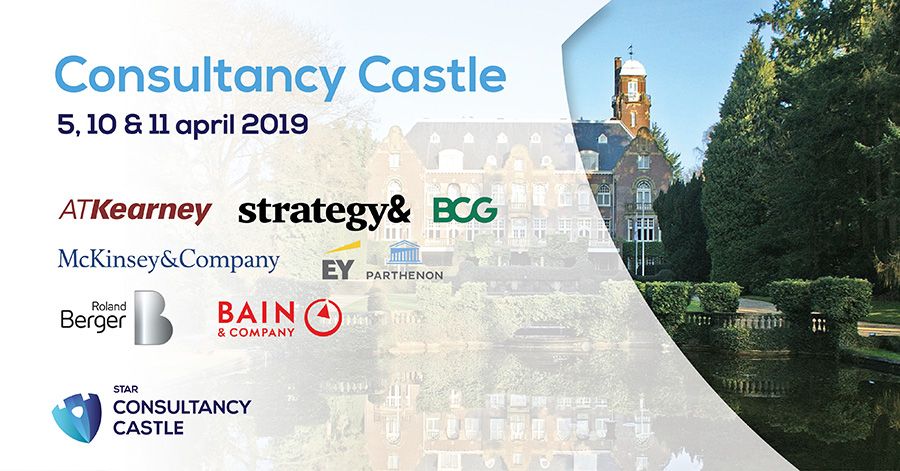 Toptalent ontmoet 7 strategiekantoren tijdens Consultancy Castle 2019
