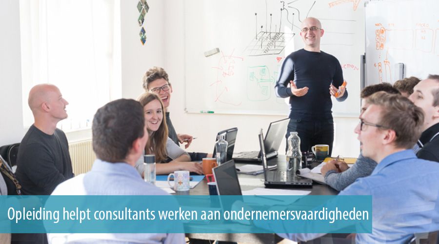 Opleiding helpt consultants werken aan ondernemersvaardigheden