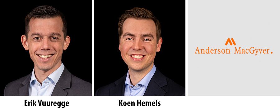 Anderson MacGyver trekt Erik Vuuregge en Koen Hemels aan Anderson MacGyver trekt Erik Vuuregge en Koen Hemels aan