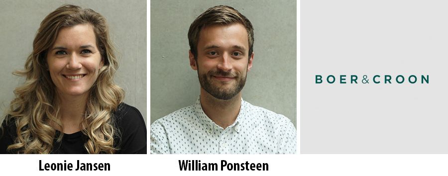 Leonie Jansen en William Ponsteen naar Boer & Croon
