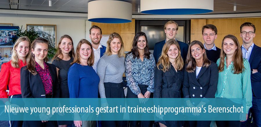 Nieuwe young professionals gestart in traineeshipprogramma's Berenschot
