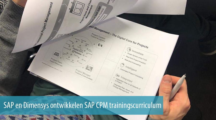 SAP en Dimensys ontwikkelen SAP CPM trainingscurriculum SAP en Dimensys ontwikkelen SAP CPM trainingscurriculum