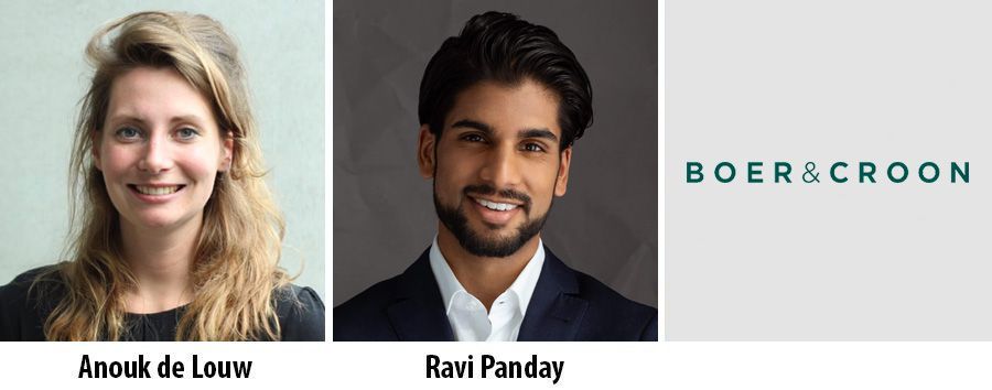 Anouk de Louw en Ravi Panday starten as Young Executives bij Boer & Croon