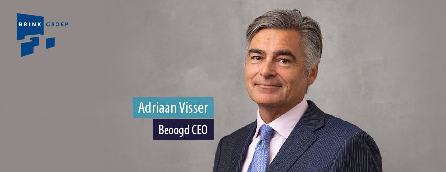 Adriaan Visser, beoogd CEO Brink Groep Adriaan Visser, beoogd CEO Brink Groep