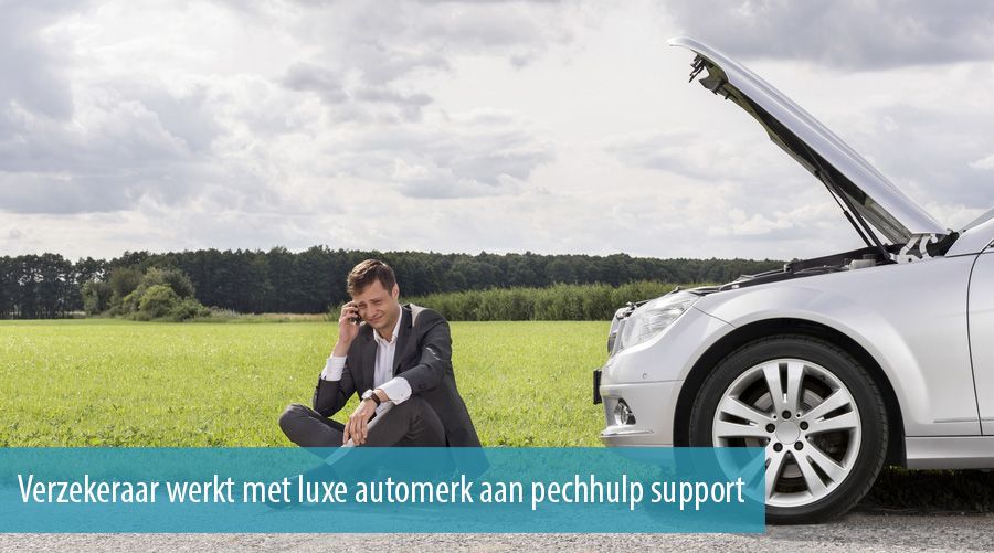 Verzekeraar werkt met luxe automerk aan pechhulp support