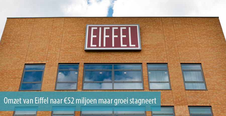Omzet van Eiffel naar €52 miljoen maar groei stagneert 