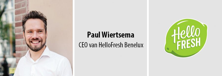 Paul Wiertsema, CEO van HelloFresh Benelux