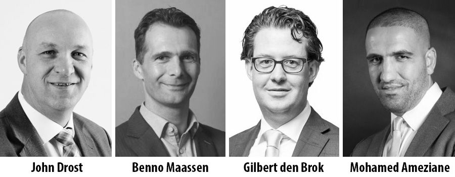John Drost, Benno Maassen, Gilbert den Brok en Mohamed Ameziane - Baker Tilly John Drost, Benno Maassen, Gilbert den Brok en Mohamed Ameziane - Baker Tilly