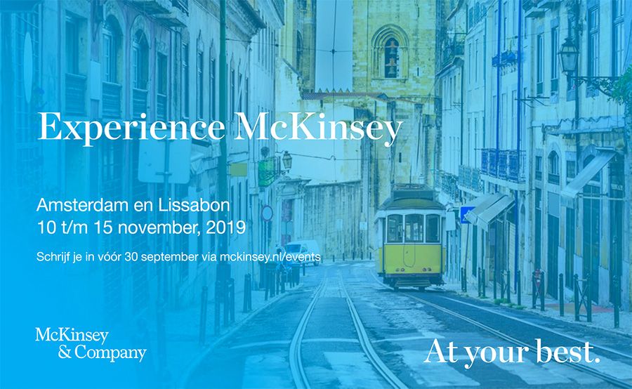 Drie starters over de Experience McKinsey business course 