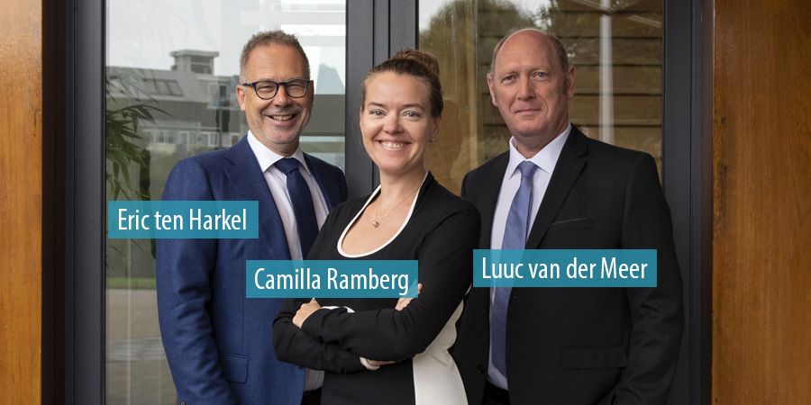 Eric ten Harkel, Camilla Ramberg en Luuc vander Meer