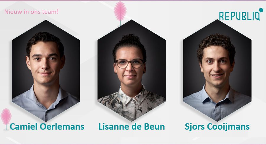 Vastgoedadviseur Republiq verwelkomt drie nieuwe collega's