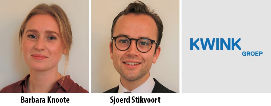 Barbara Knoote en Sjoerd Stikvoort gestart bij KWINK groep