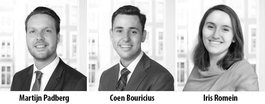 Martijn Padberg, Coen Bouricius en Iris Romein