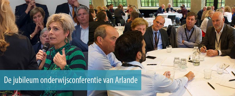 De jubileum onderwijsconferentie van Arlande