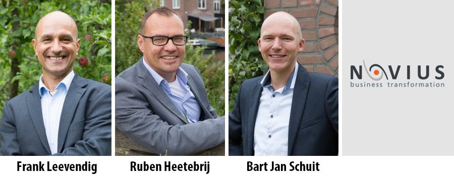 Frank Leevendig, Ruben Heetebrij en Bart Jan Schuit - Novius