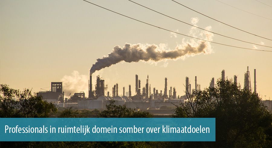 Professionals in ruimtelijk domein somber over klimaatdoelen