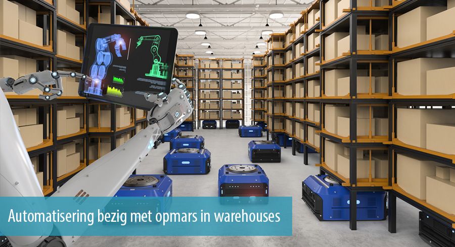 Automatisering bezig met opmars in warehouses