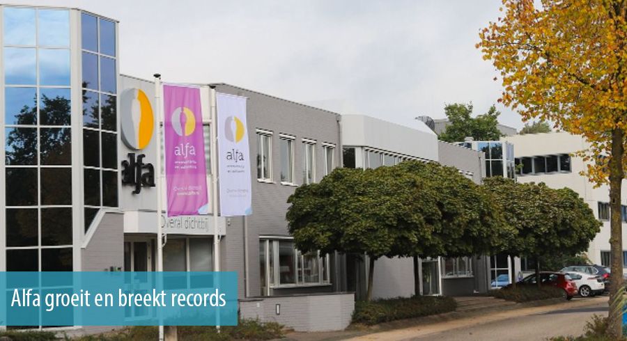 Alfa groeit en breekt records