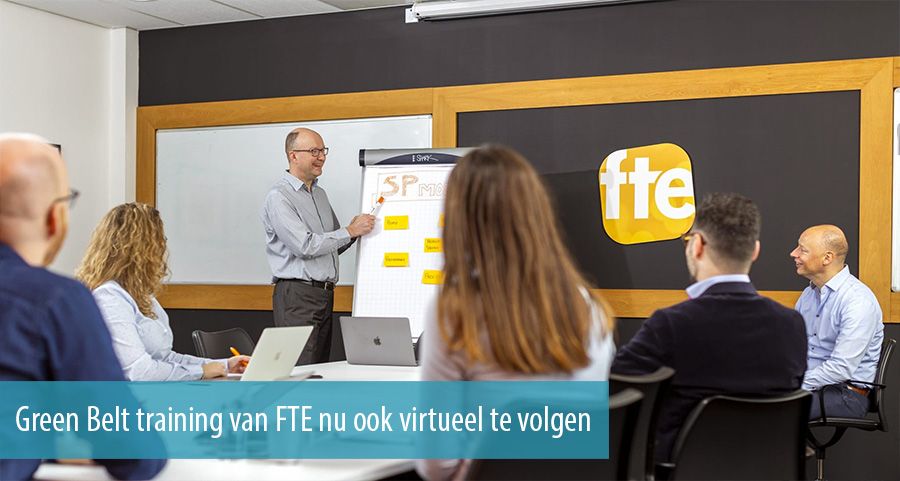 Green Belt training van FTE nu ook virtueel te volgen