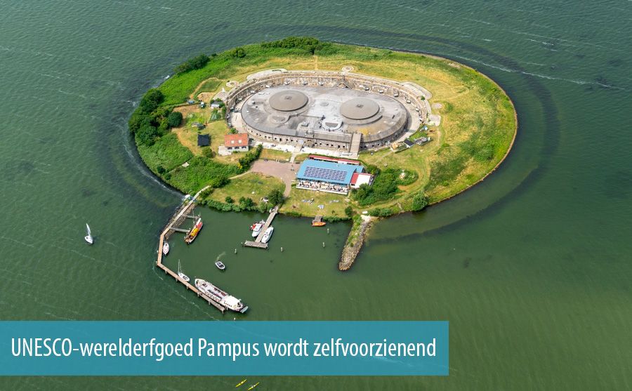 UNESCO-werelderfgoed Pampus wordt zelfvoorzienend
