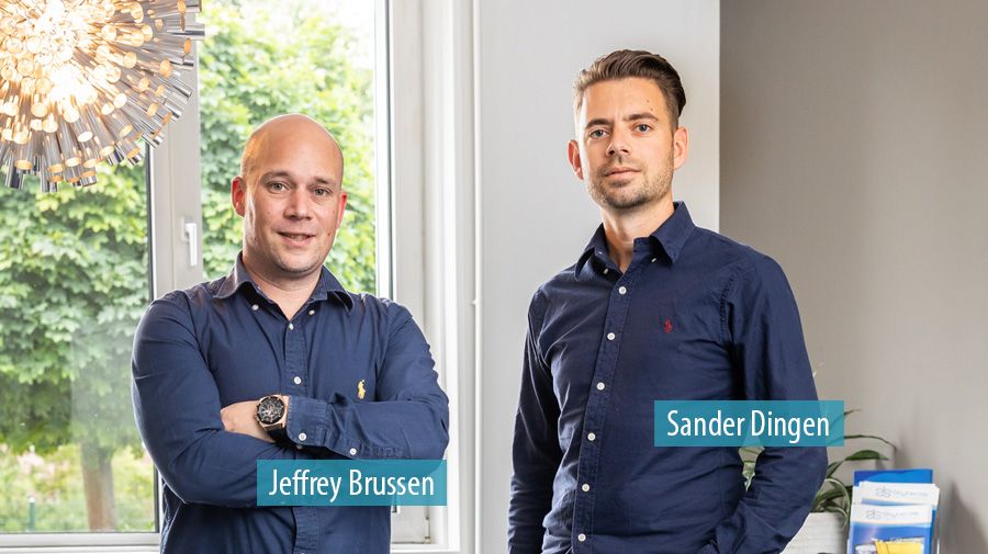 Jeffrey Brussen en Sander Dingen