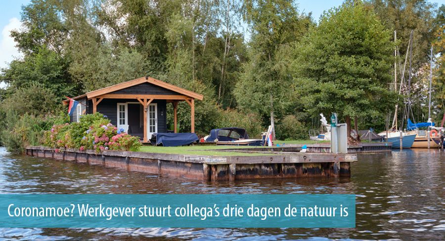 Coronamoe? Werkgever stuurt collega&rsquo;s drie dagen de natuur is