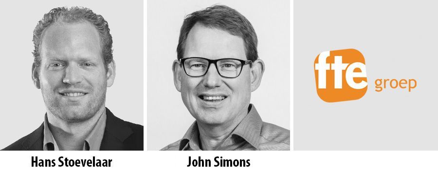 Hans Stoevelaar en John Simons, FTE Groep