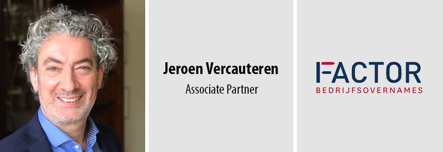 Jeroen Vercauteren, Associate Partner, Factor Bedrijfsovernames