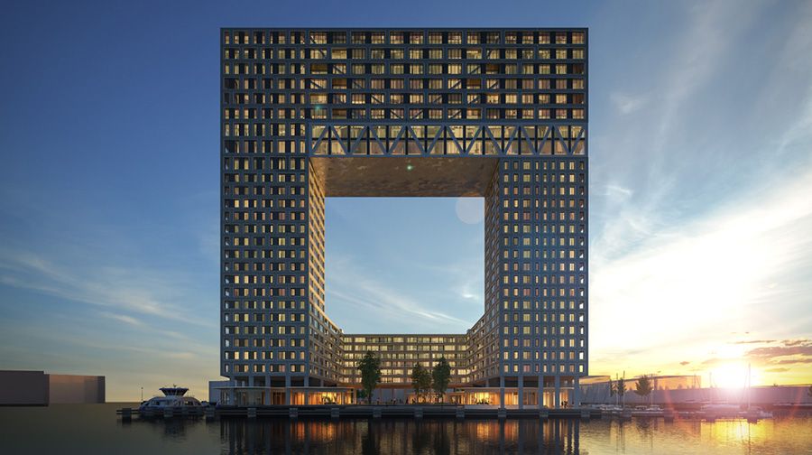 Pontsteiger in Amsterdam