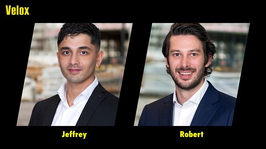 Jeffrey Abdoel en Robert Lapidaire starten bij Velox