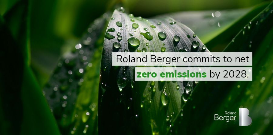 Roland Berger wil netto nul uitstoot realiseren in 2028